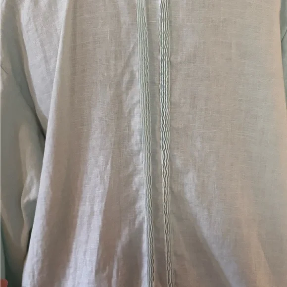 Fernando Pena Masters of Linen 100% Linen Men’s Casual Dress Shirt Sz L - Picture 4 of 8